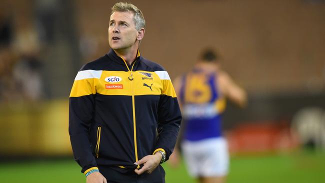 West Coast coach Adam Simpson.