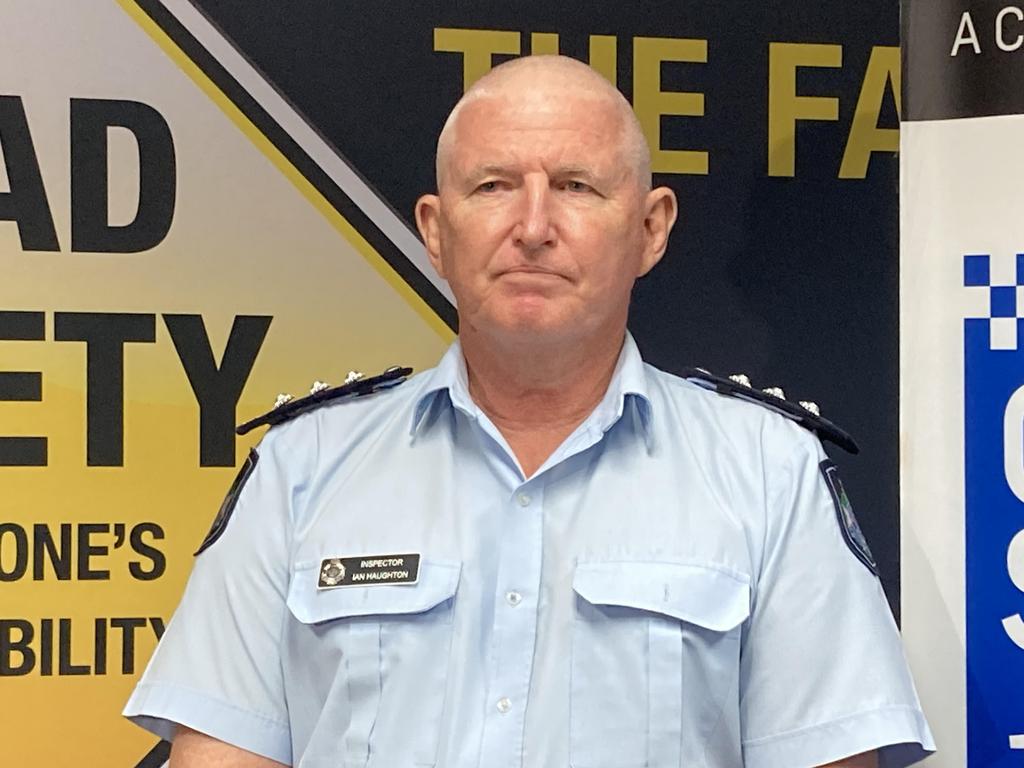 Mackay Inspector Ian Haughton provides an update on missing Koumala woman Helen Barnett on February 21, 2022. Picture: Madeleine Graham