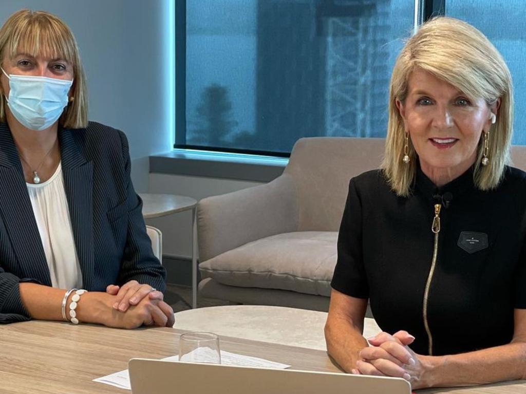 Former foreign affairs minister Julie Bishop has grown her hair. Picture: Instagram