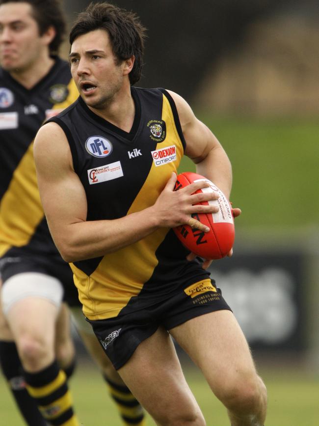 Anthony Franchina in action for Heidelberg.