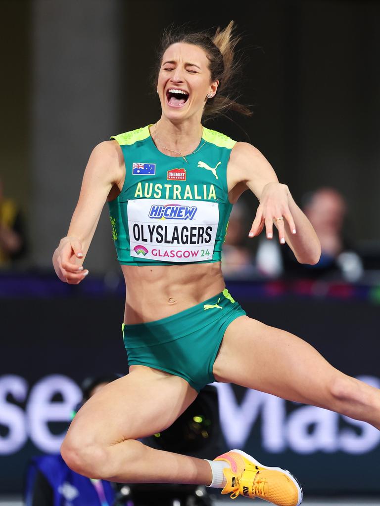 And it helped her claim gold at her third attempt. (Photo by Michael Steele/Getty Images)