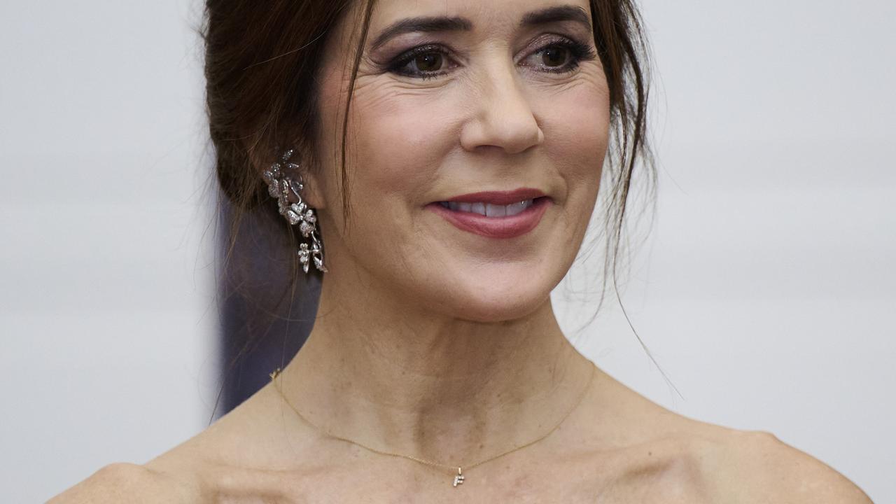 Crown Princess Mary of Denmark appeared to make a subtle statement by wearing the necklace. Photo by Carlos Alvarez/Getty Images.