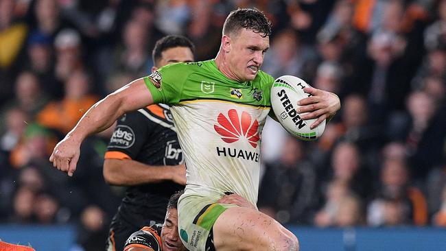 Jack Wighton has been superb since switching to five-eighth for the Raiders. Picture: AAP