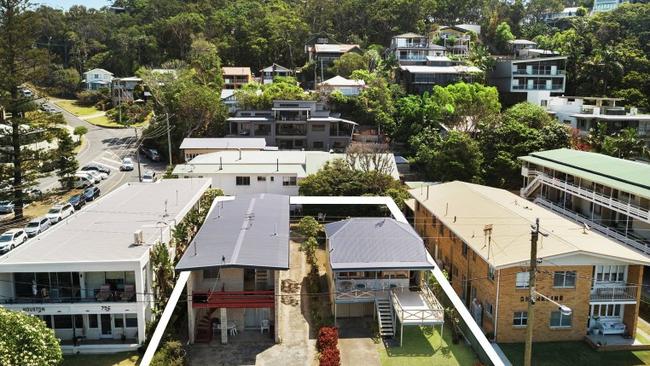 Adjoining homes in Currumbin’s mini Multi-Millionaires’ Row, which have been in the same family for 63 years, have sold for $5.56 million.