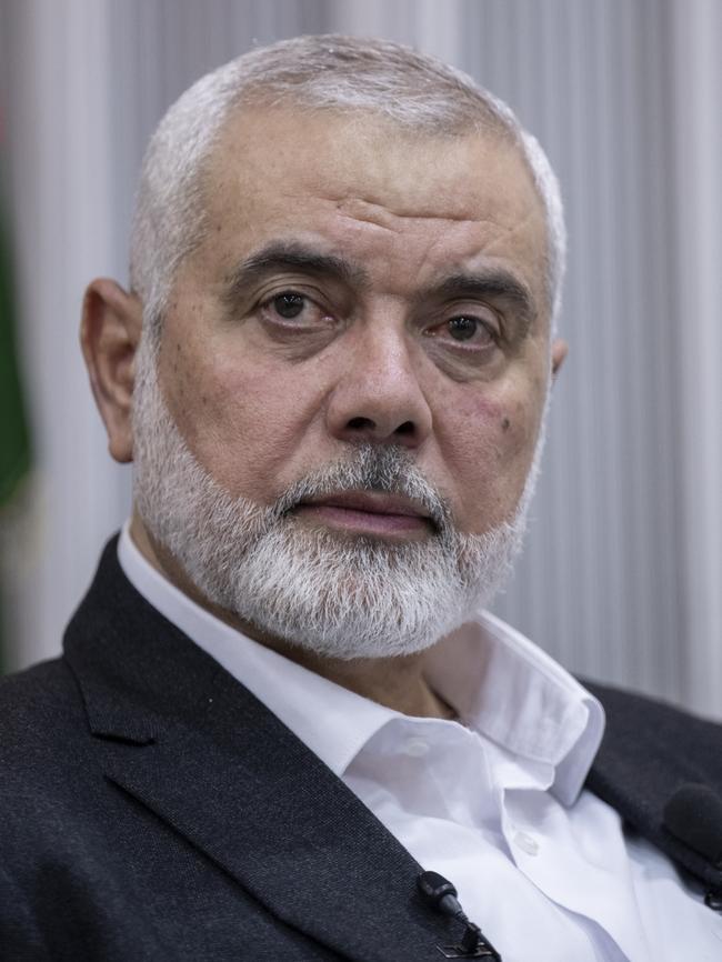 Hamas leader Ismail Haniyeh was slain in Tehran. Picture: Arif Hudaverdi Yaman/Anadolu via Getty Images