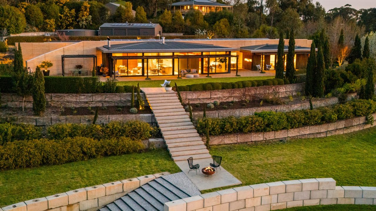 Gold rush town’s rammed earth home has own ‘Garden of Eden’