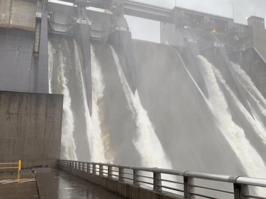 Warragamba Dam spills over. Picture: Water NSW