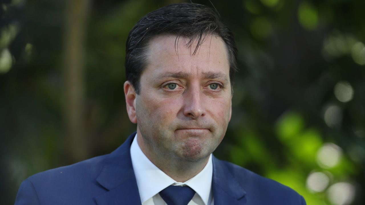 Opposition Leader Matthew Guy. Picture: David Crosling