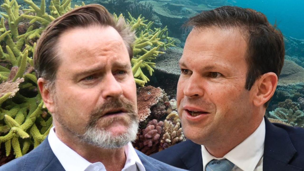 Senators Peter Whish-Wilson and Matt Canavan have butted heads over a push to ban new coal, oil and gas projects in Australia.