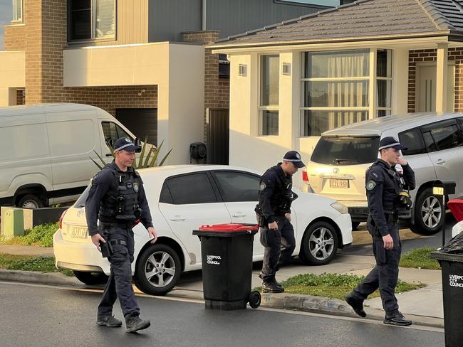 A man is in custody and police are searching for a second man after an alleged public place shooting in Sydney’s south west., About 11.05pm yesterday (Thursday 25 July 2024), police were called to Sixteenth Avenue, Austral, following reports gunshots had been heard in the vicinity., A short time later, police received further reports a vehicle had crashed on Craik Avenue, before two men ran from the scene., On arrival, officers attached to Liverpool City Police Area Command found bullet casings and a fuel cannister inside the abandoned vehicle., Enquiries revealed the vehicle had been reported stolen., With assistance from the Dog Unit, an empty pistol magazine was found on Seventeenth Avenue., Police located a 30-year-old man on Fourth Avenue, about 11.35pm., He was taken to Liverpool Police Station where he is assisting police with inquiries., At this time, there are no reports of injuries and no damage to property has been found. PICTURE EMILY KOWAL