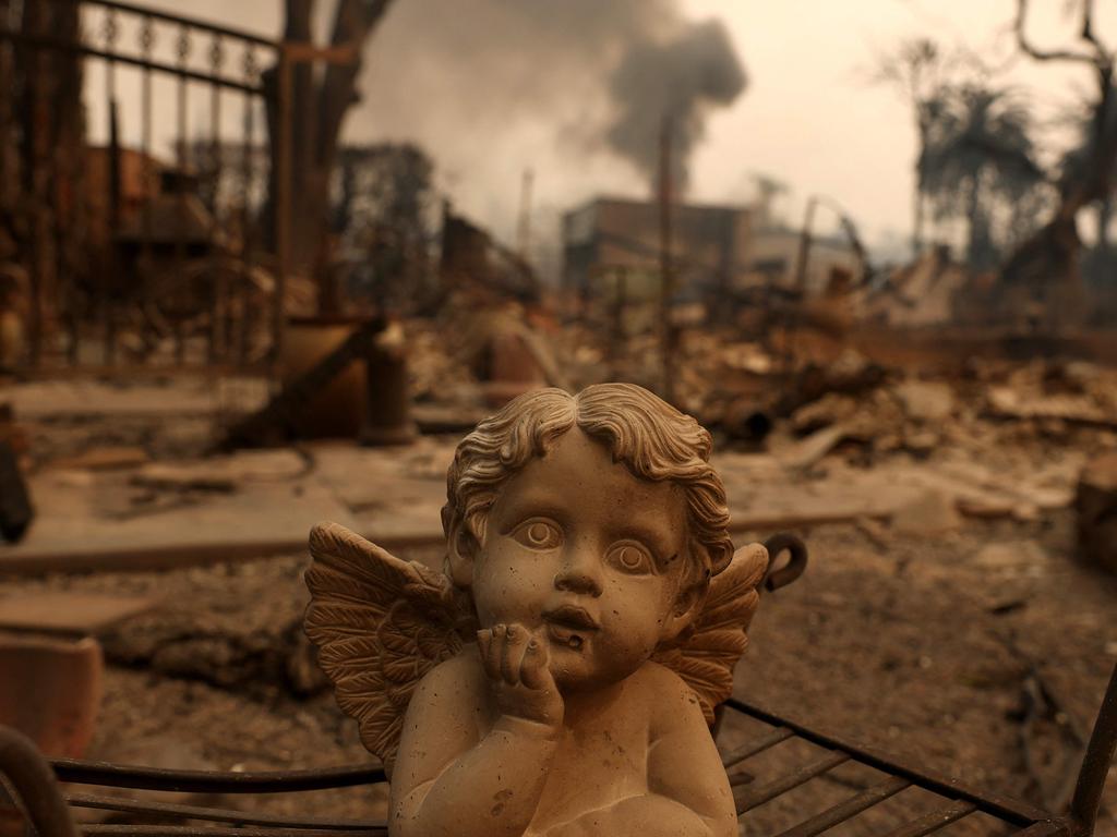 By Wednesday morning, more than 80,000 people in the region were under mandatory evacuation orders with countless properties at severe risk of destruction. Picture: JUSTIN SULLIVAN / GETTY IMAGES NORTH AMERICA / Getty Images via AFP