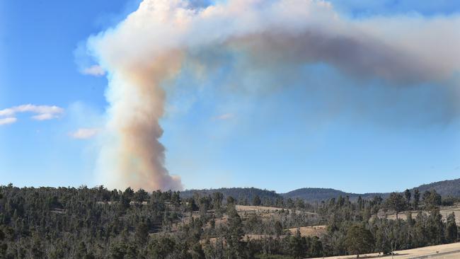 Sustainable Timber Tasmania has begun its annual series of regeneration burns. Picture: NIKKI DAVIS-JONES