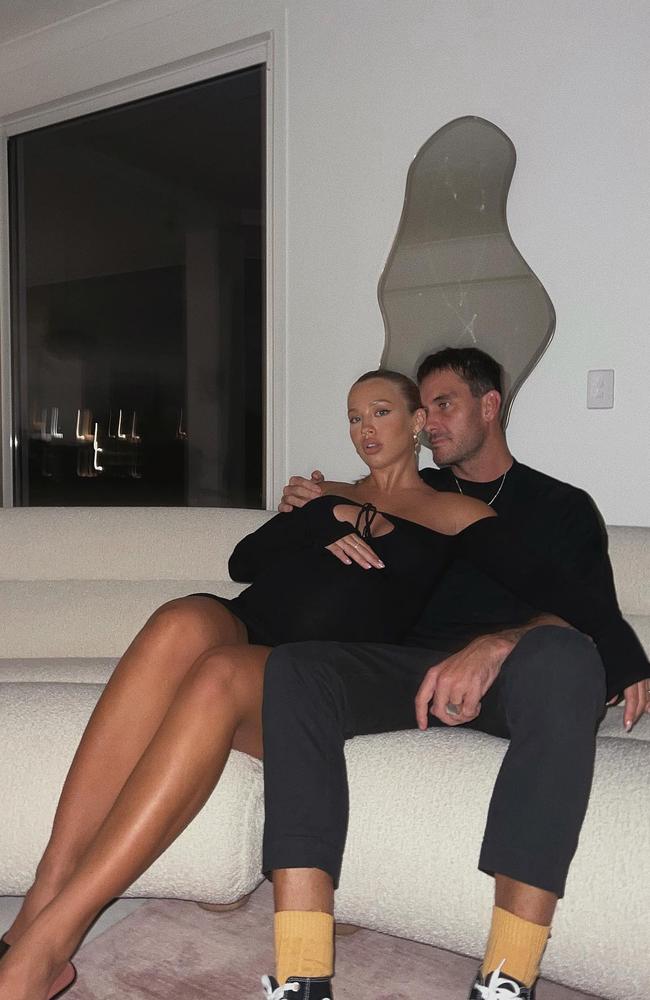 The baby news came just two weeks after the pair announced their engagement. Picture: Instagram/TammyHembrow