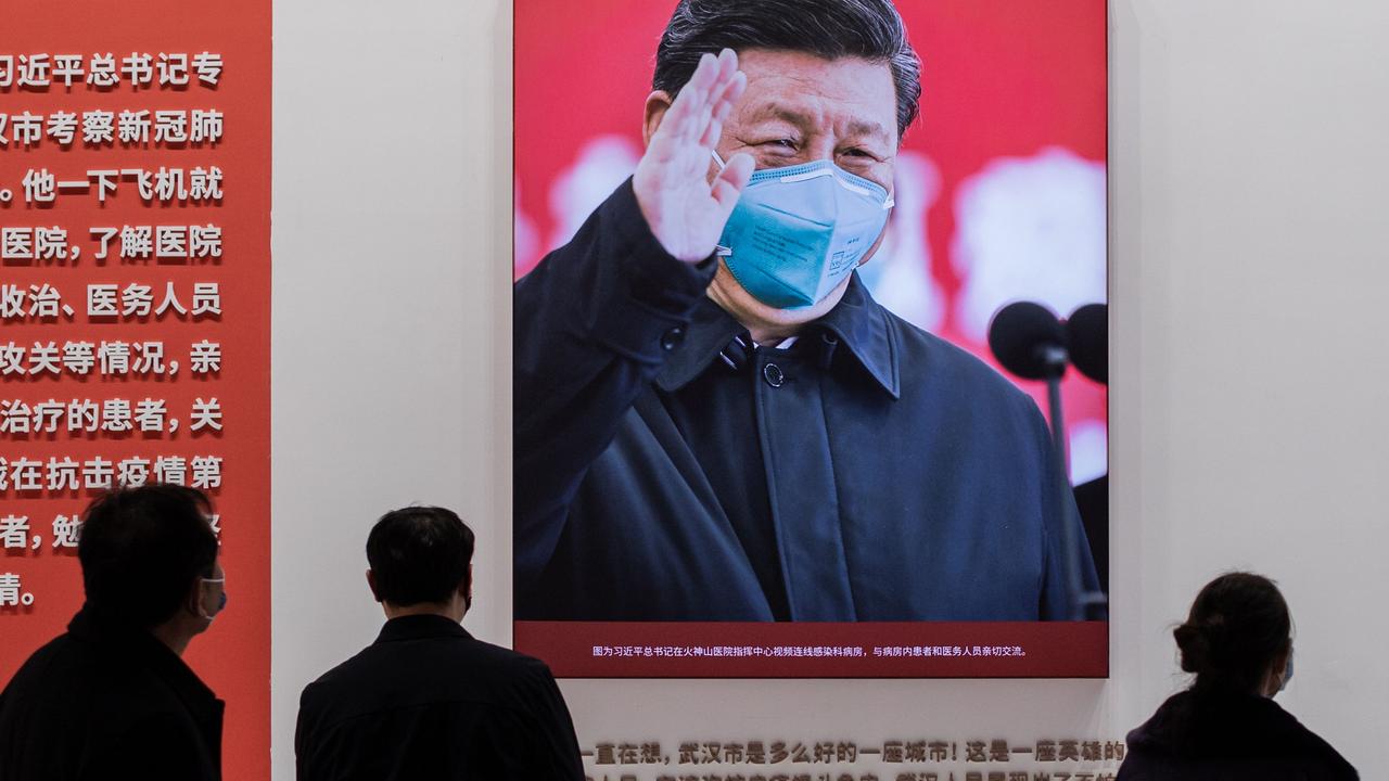 Hello, fellow patriots. China's President Xi Jinping. Picture: Nicolas Asfouri/AFP