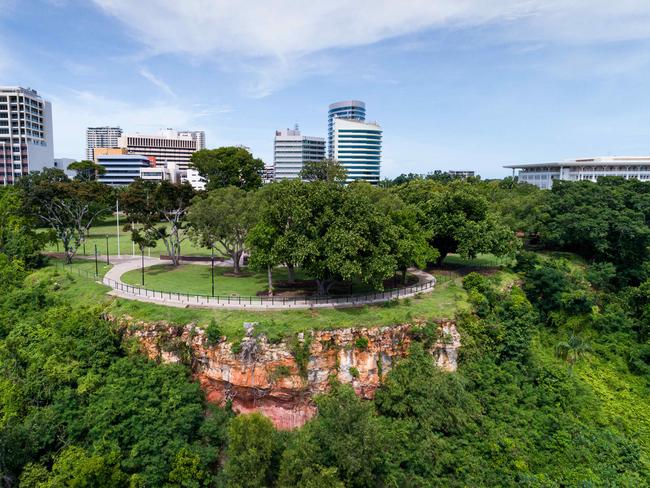 The cliffs of Darwin's Esplanade have been the site of two falls in two weeks with one 29-year-old man losing his life and the second suffering significant injuries.Picture: Che Chorley