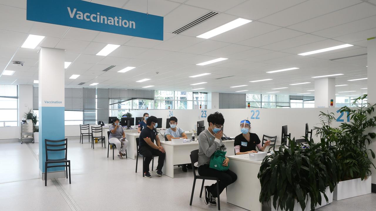 The Homebush vaccination hub in Sydney. Pictures: Gaye Gerard/NCA NewsWire