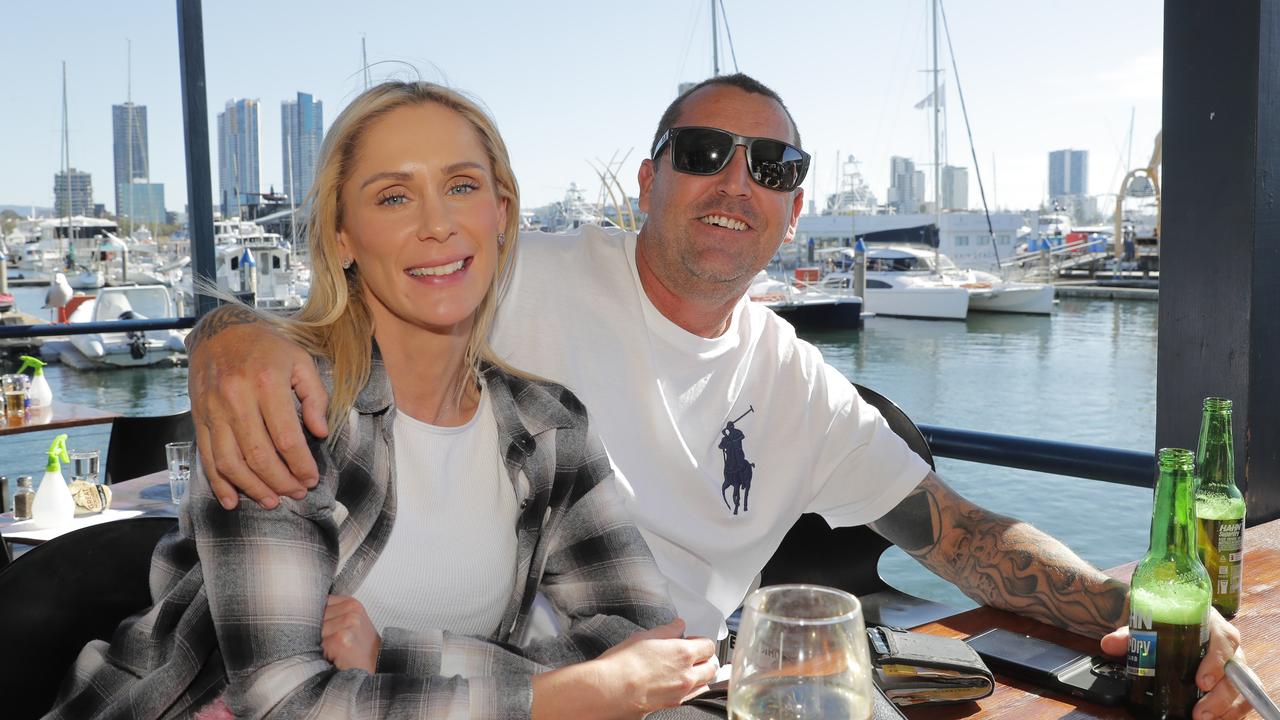 <p>Corrina Brookhouse and Damien Brookhouse at the Fishermans Wharf, which is closing down today, Sunday, June 25, 2028. Photo: Regi Varghese</p>