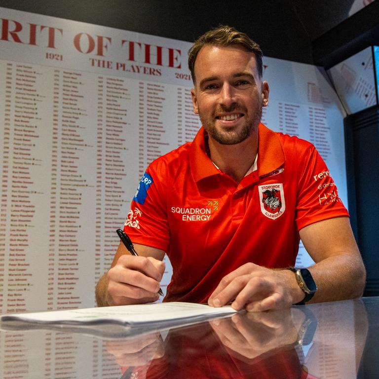 Clint Gutherson has signed with St George Illawarra. Picture: Dragons