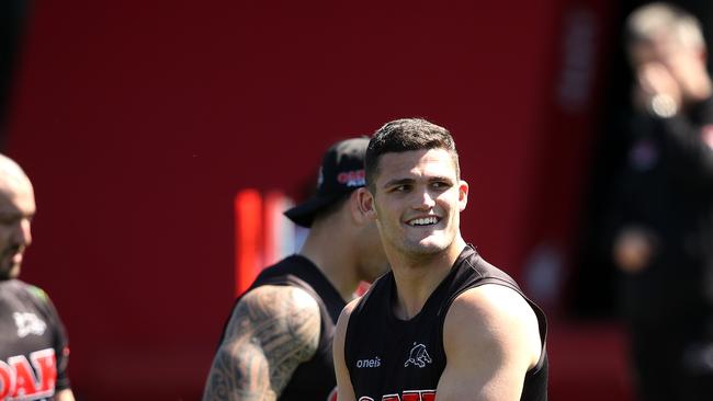 Nathan Cleary could be rested ahead of their Cowboys clash. Picture: Phil Hillyard.