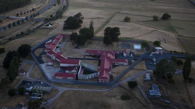 Hot Air Balloon Tasmania during a flight from Deloraine to Hagley, Ashley Youth Detention Centre. PICTURE CHRIS KIDD