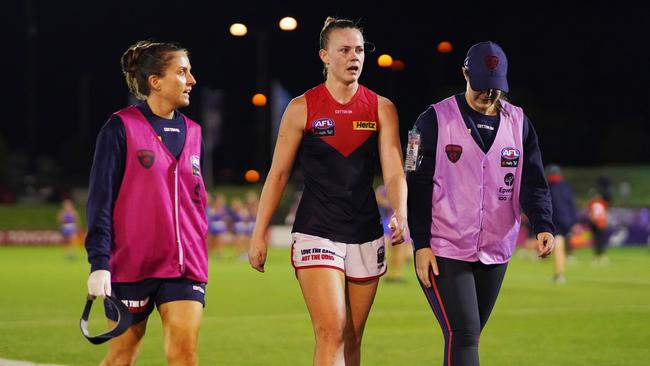 Ainslie Kemp has suffered her third ACL setback. Picture: AAP Image/Michael Dodge