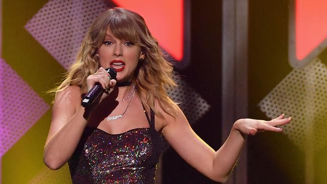 Taylor Swift was the most streamed artist on Spotify in Australia for 2021. Picture: AFP