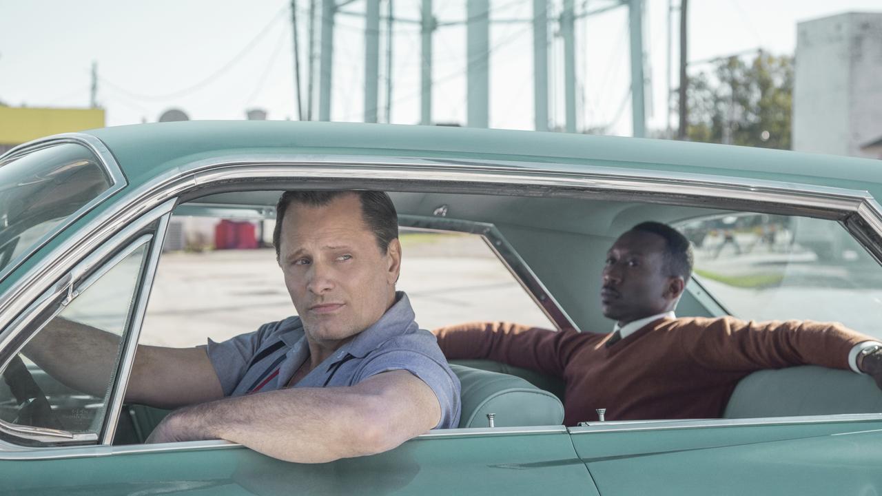 Viggo Mortensen and Mahershala Ali in last year’s best picture Oscar-winning <i>Green Book</i>.