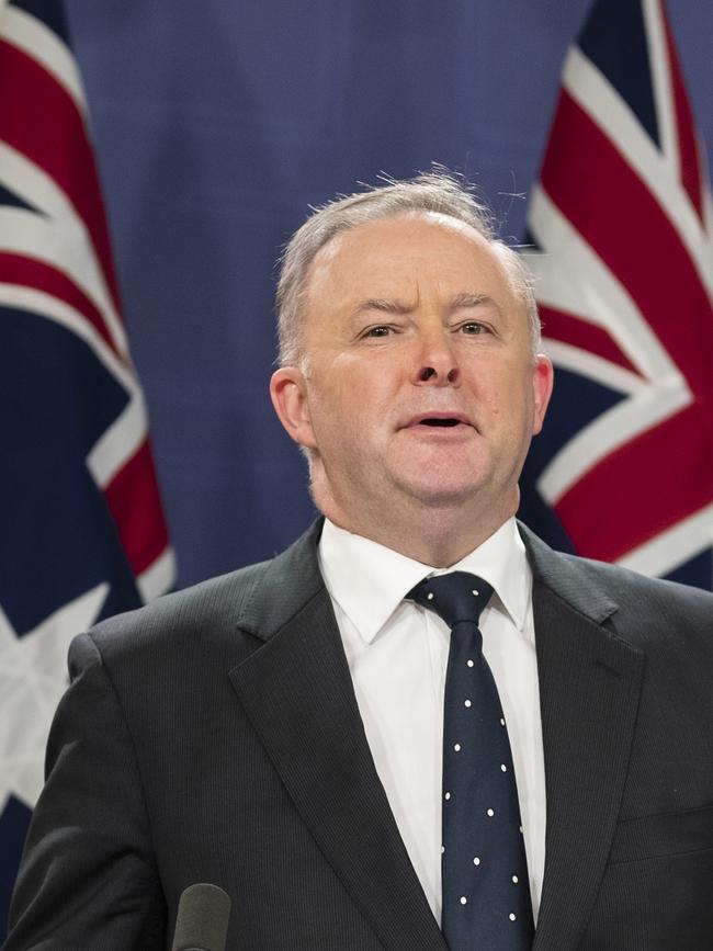 Labor leader Anthony Albanese.