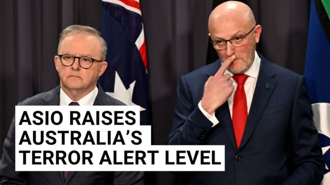 ASIO raises Australia’s terror alert level