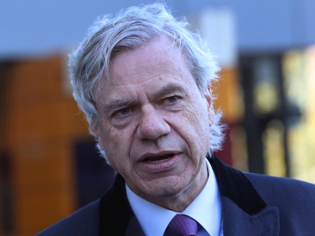 Victorian Liberal Party president Michael Kroger outside court. AAP Image/David Crosling