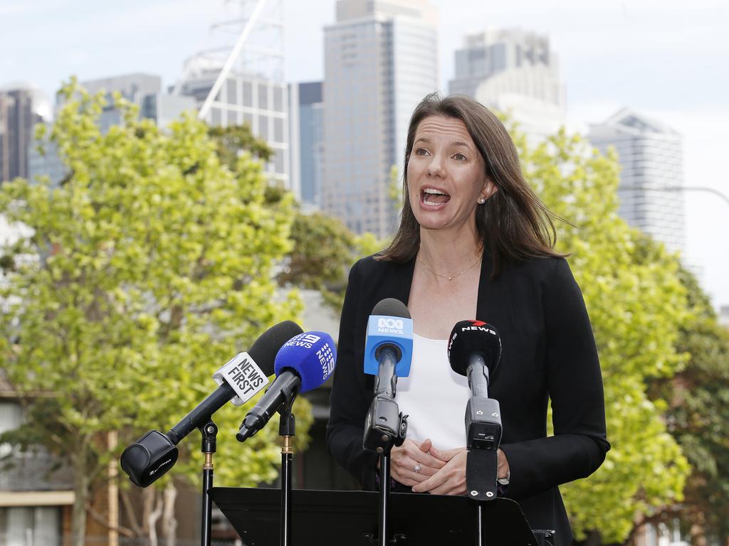 Water Minister Rose Jackson said the government has ‘no immediate plans’ to use recycled water for drinking. Picture: John Appleyard