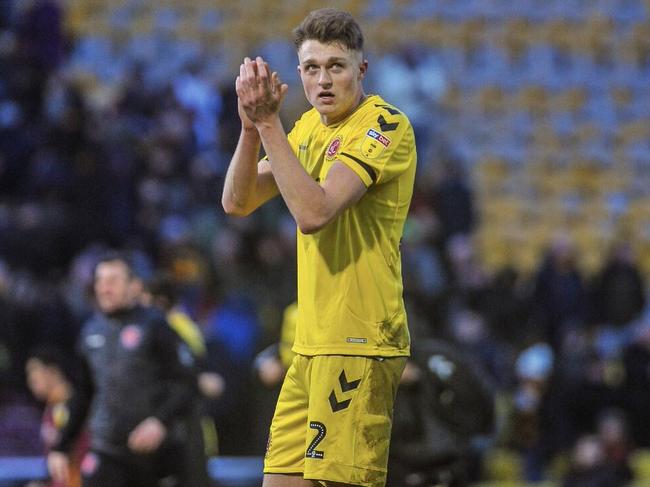 Harry Souttar is currently on loan to League One team Fleetwood Town.