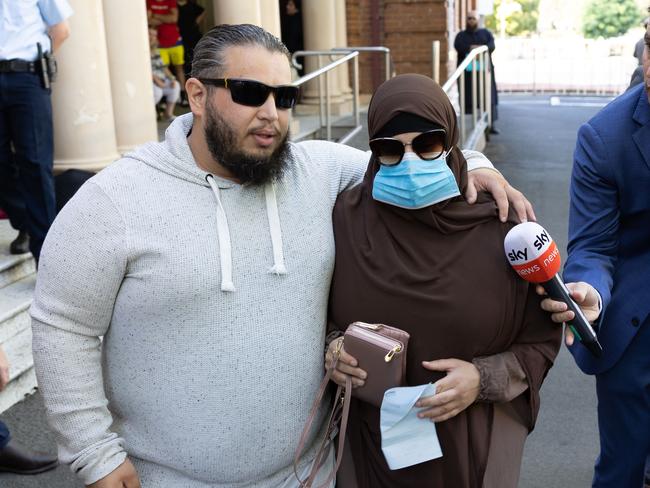 ISIS bride Mariam Raad fronting Young Local Court in January, three months after the government repatriated her from a Syrian refugee camp. Picture: NCA NewsWire