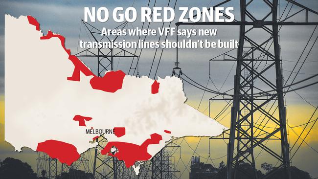 The map in the VFF’s submission