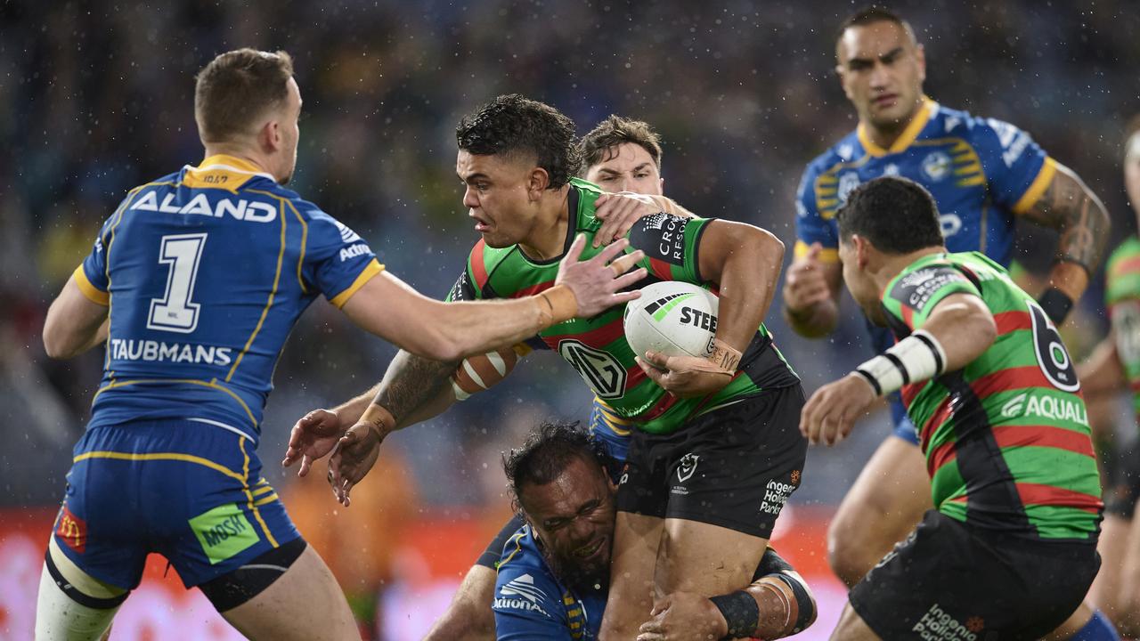 Latrell helped inspire the Rabbitohs to a big win. Photo by Brett Hemmings/Getty Images