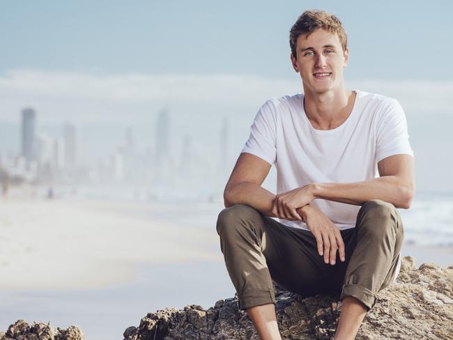 "NO ONLINE BEFORE MIDNIGHT" Exclusive shots of Australian Olympic swimming sensation Cameron McEvoy who is getting ready to leave for the Rio Olympic games.