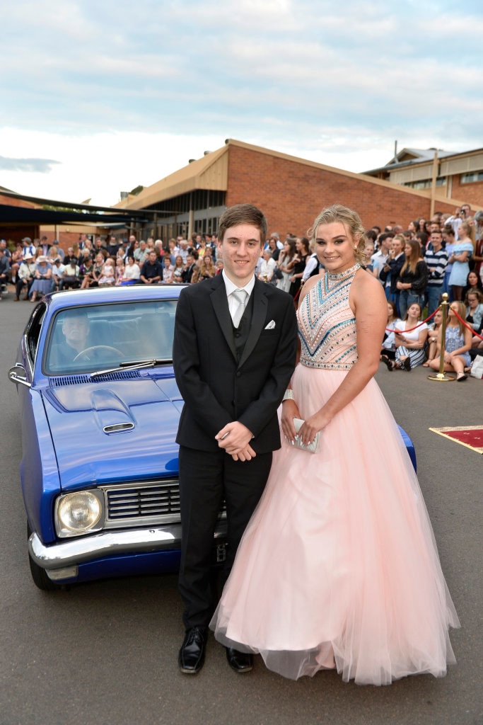 Matt Cramb and Jessica Kraut at Concordia formal at Redlands campus, Thursday, November 16, 2017. Picture: Kevin Farmer