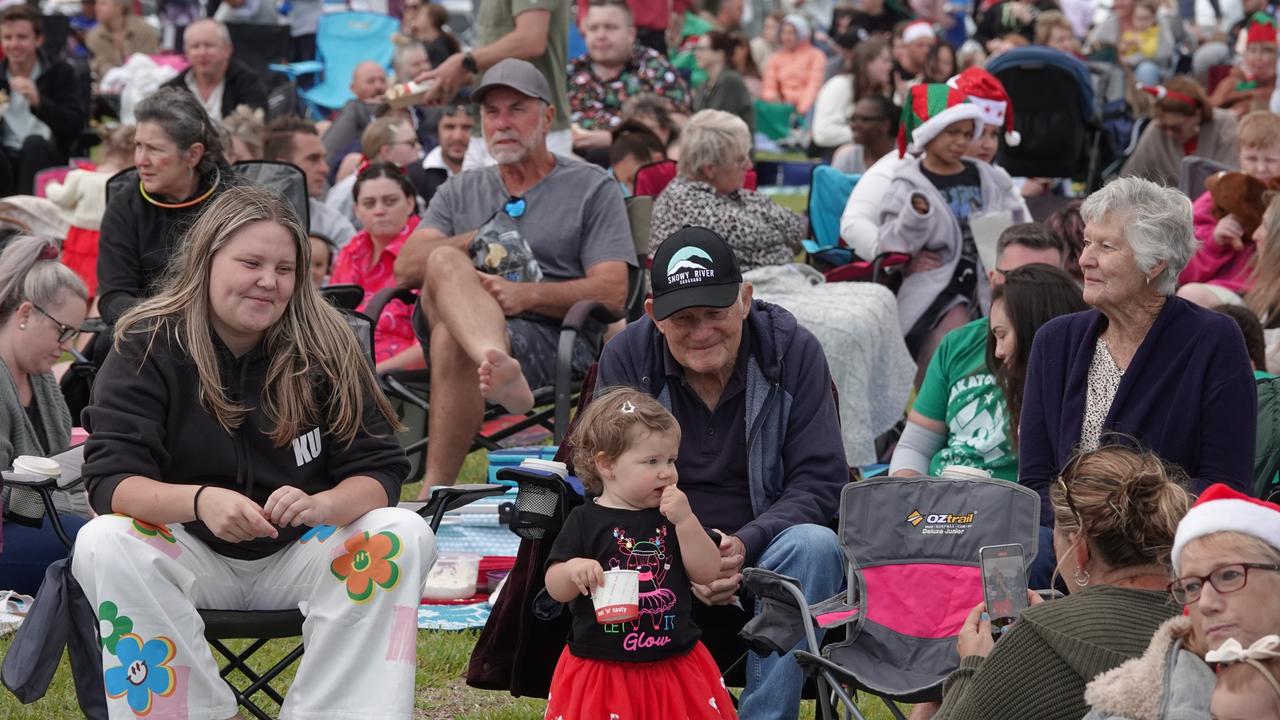 A massive crowd was on hand for the Coffs Coast Carols at Brelsford Park, Coffs Harbour on December 17, 2022. Picture: Chris Knight