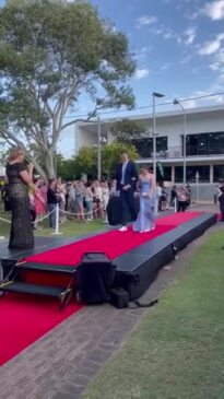 Brody Smith made his red carpet debut at the Fraser Coast Anglican College formal.