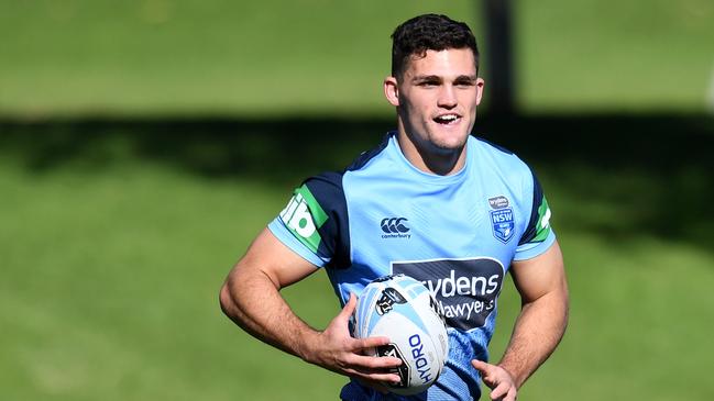 Nathan Cleary says numbers aren’t everything for halfbacks. Picture: Darren England