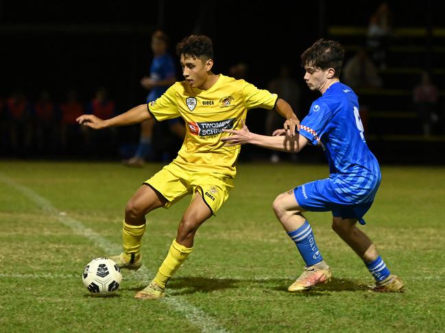 Lewis Heising of Edge Hill United. Picture Emily Barker.