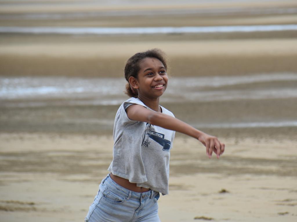 Chloe Yasserie at the Mackay & District South Sea islander Association's 2022 Australia Day Celebrations in Quota Park. Picture: Lillian Watkins