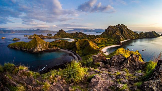 Komodo Padar Island in Indonesia.