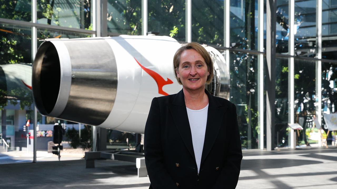 Incoming Qantas chief executive Vanessa Hudson in Sydney. Picture: Gaye Gerard