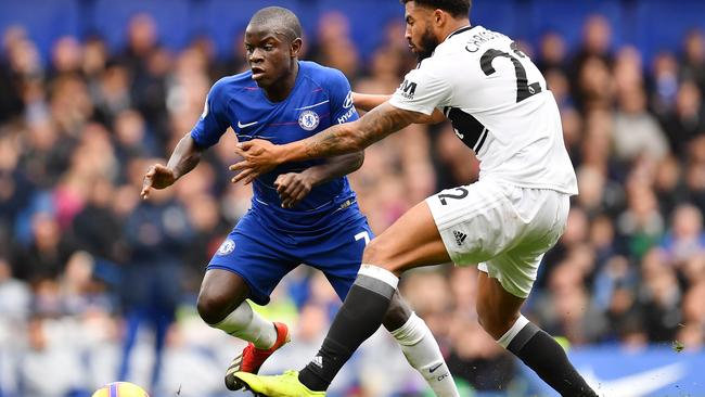 N'golo Kante in action against Fulham. Picture: Getty Images
