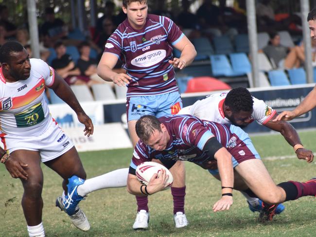 Round 2 of the Hostplus Cup, CQ Capras versus PNG Hunters, Rockhampton’s Browne Park, March 26, 2022.