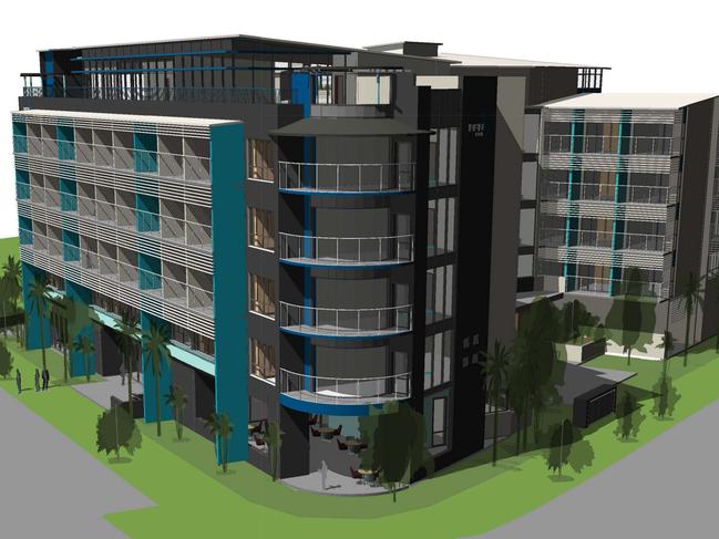 An aged care facility planned by Infin8 Care for a site at the Gold Coast Health and Knowledge precinct in Southport.