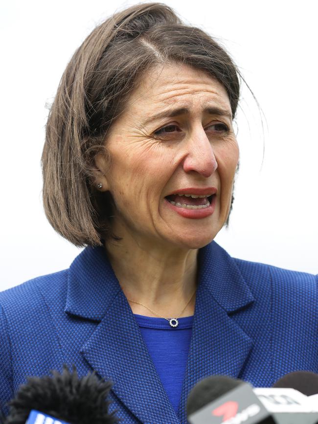 Premier Gladys Berejiklian on Monday. Picture: NCA NewsWire / Gaye Gerard