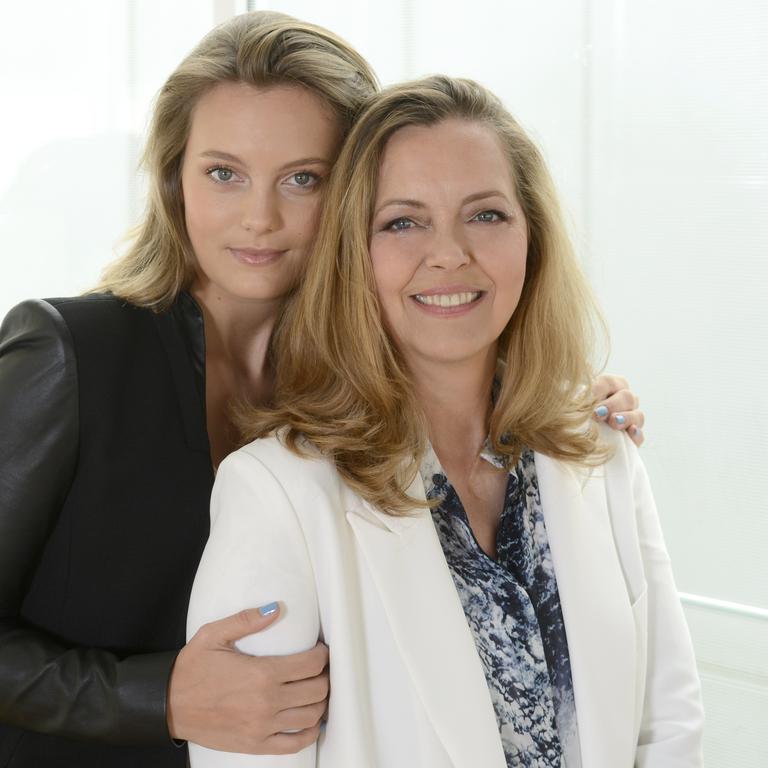 Penn’s new wife Leila George with her mother, actress Greta Scacchi. Picture: Tony Harrison