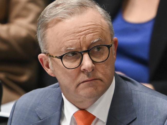 CANBERRA, Australia - NewsWire Photos - August 22, 2024: Prime Minister Anthony Albanese during Question Time at Parliament House in Canberra. Picture: NewsWire / Martin Ollman